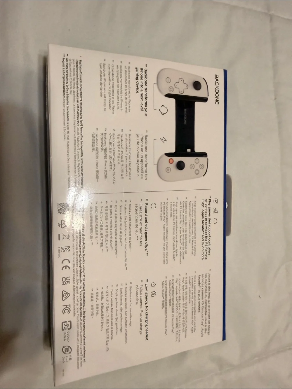 Sony PlayStation Backbone Mobile Controller - White